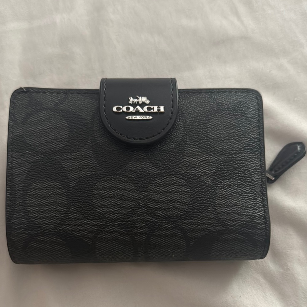 Coach Black Signature Wallet
